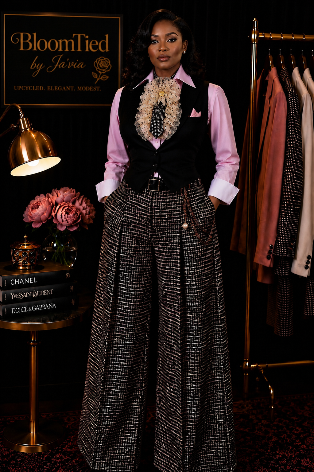 The Gilded Chocolate BloomTie™