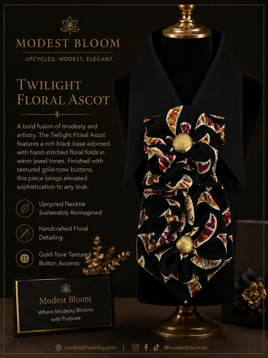 Twilight Floral Ascot