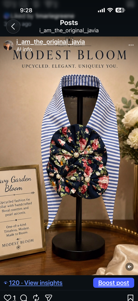 Blue Stripe Bloom