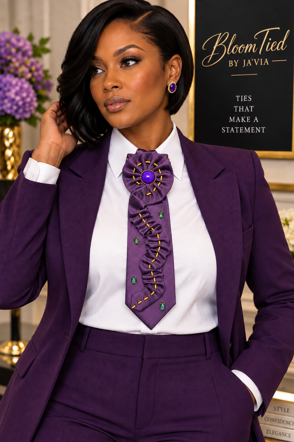 Royal Ruffle Elegance