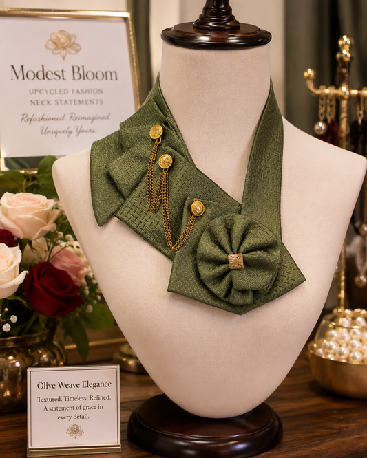 Olive Weave Elegance