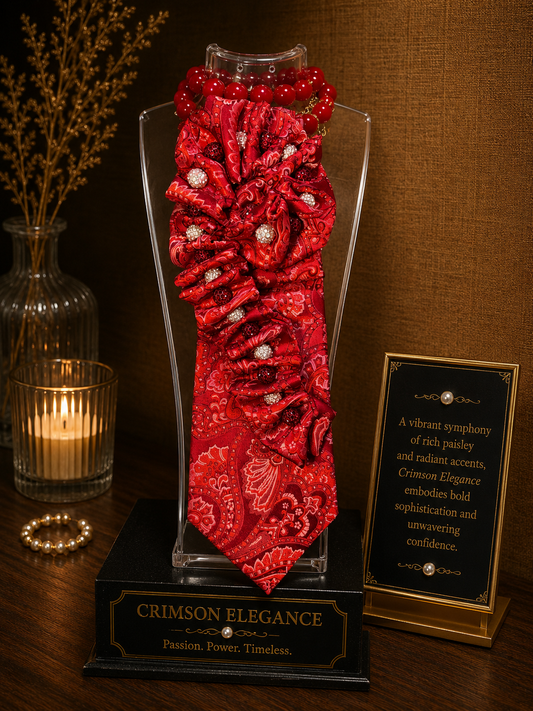 Red crimson elegance