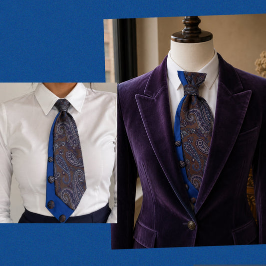 True Bleu paisley