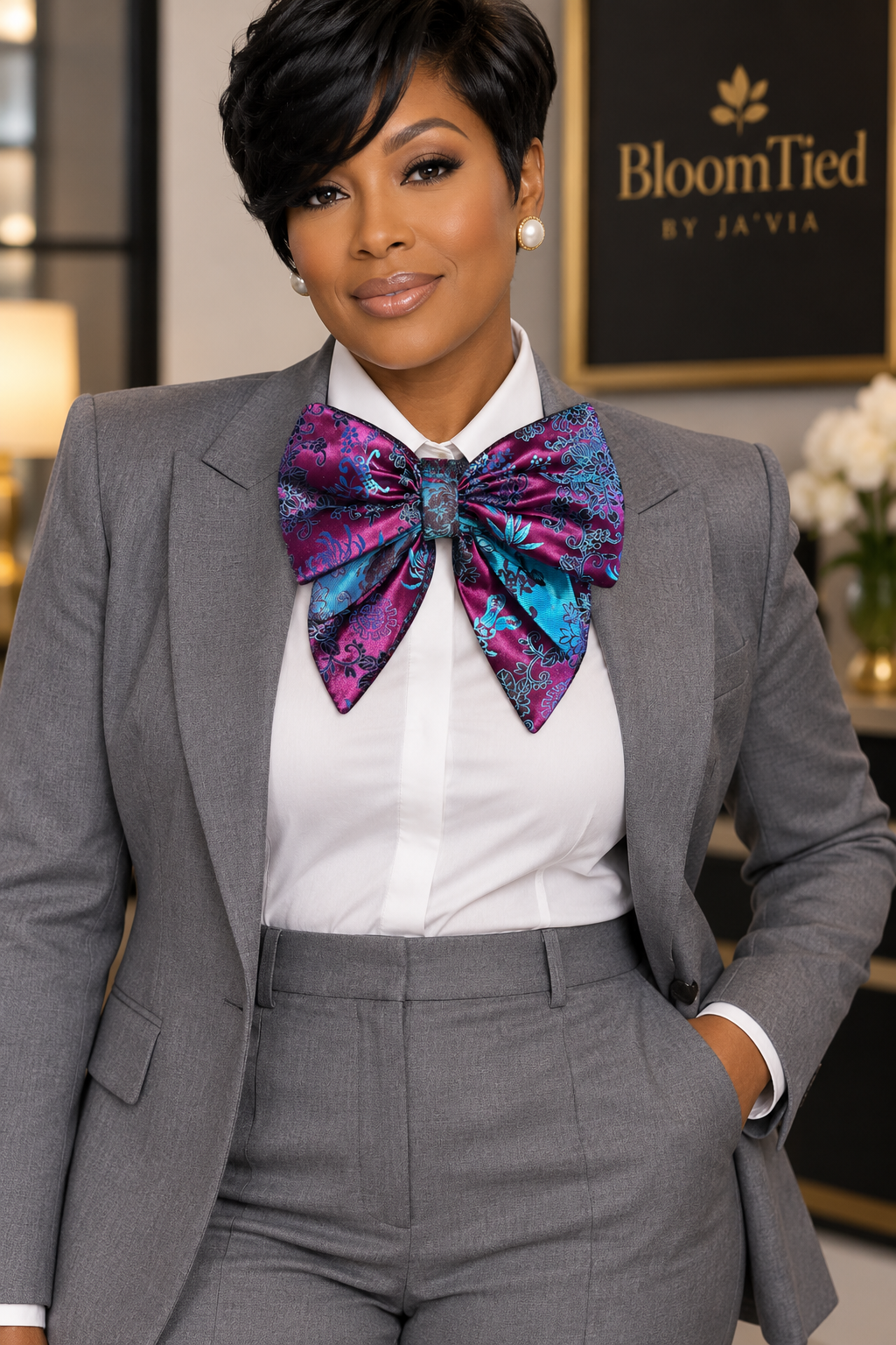 The Royal Jewel Bloom Bow