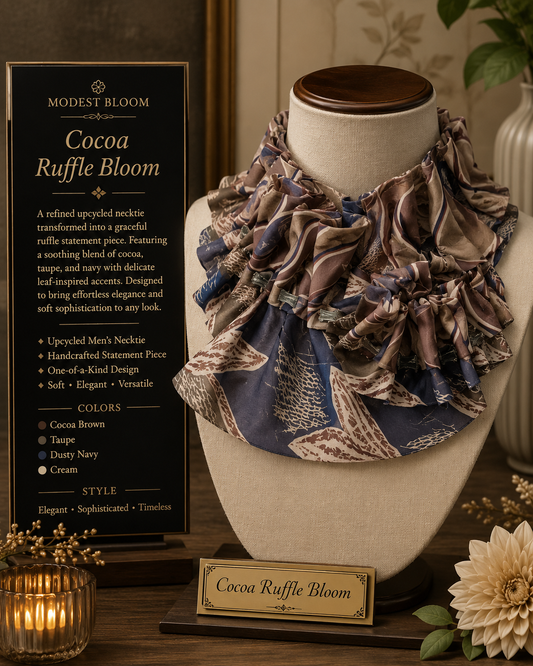 Double Cocoa Ruffle Bloom