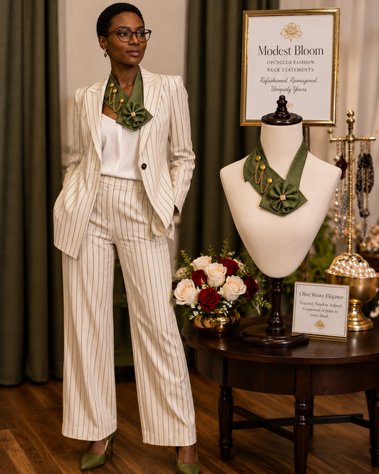 Olive Weave Elegance