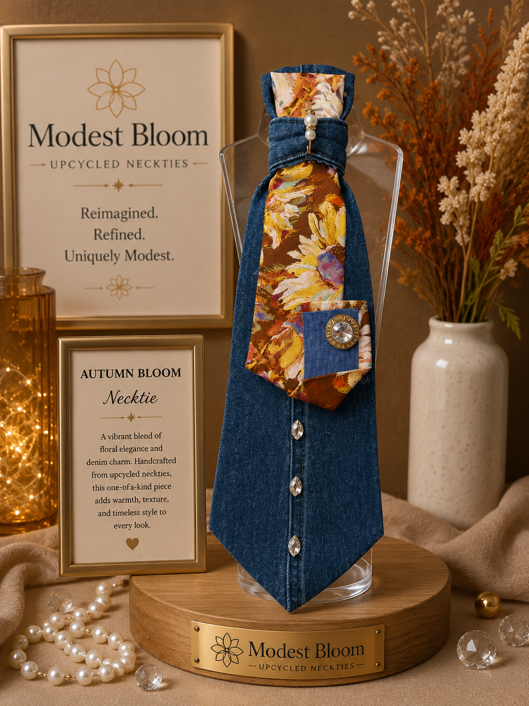 Autumn Bloom Denim