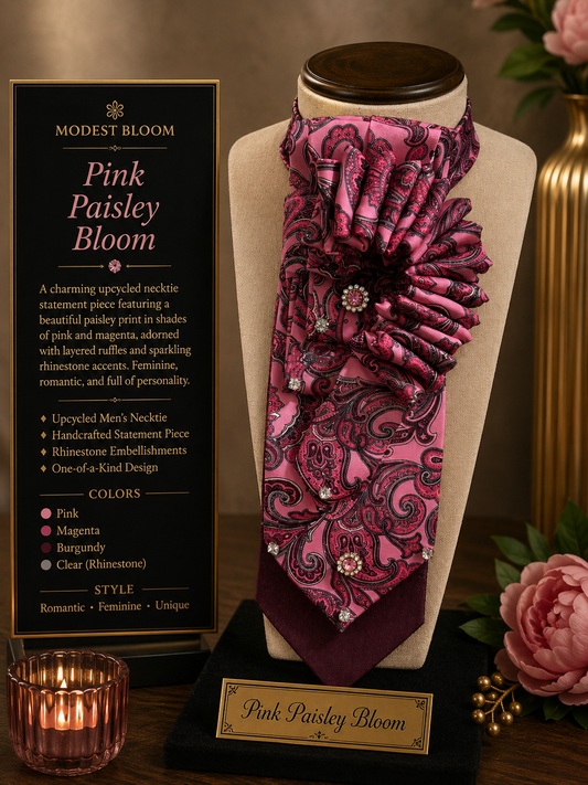 Pink Paisley Bloom