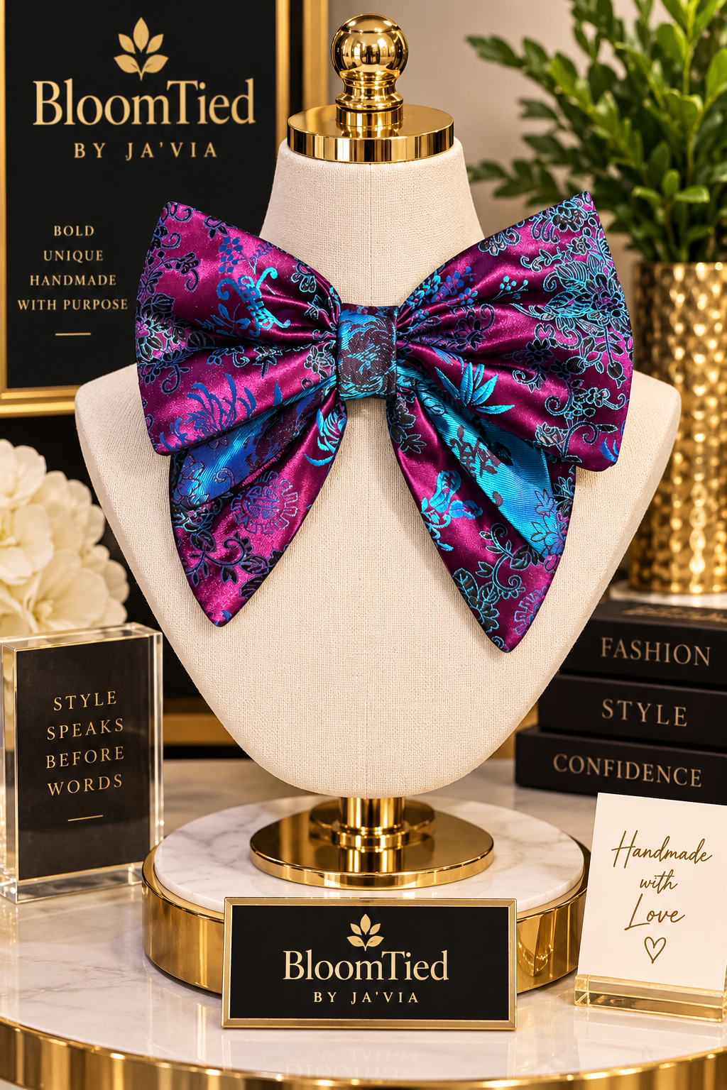 The Royal Jewel Bloom Bow