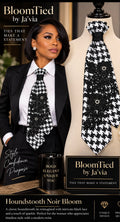 Houndstooth Noir Bloom