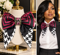 The Houndstooth Royale Statement Bow