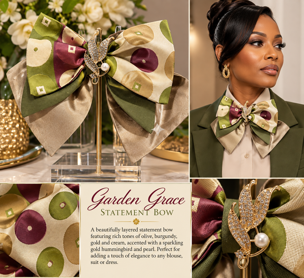 Garden Grace Statement Bow 2