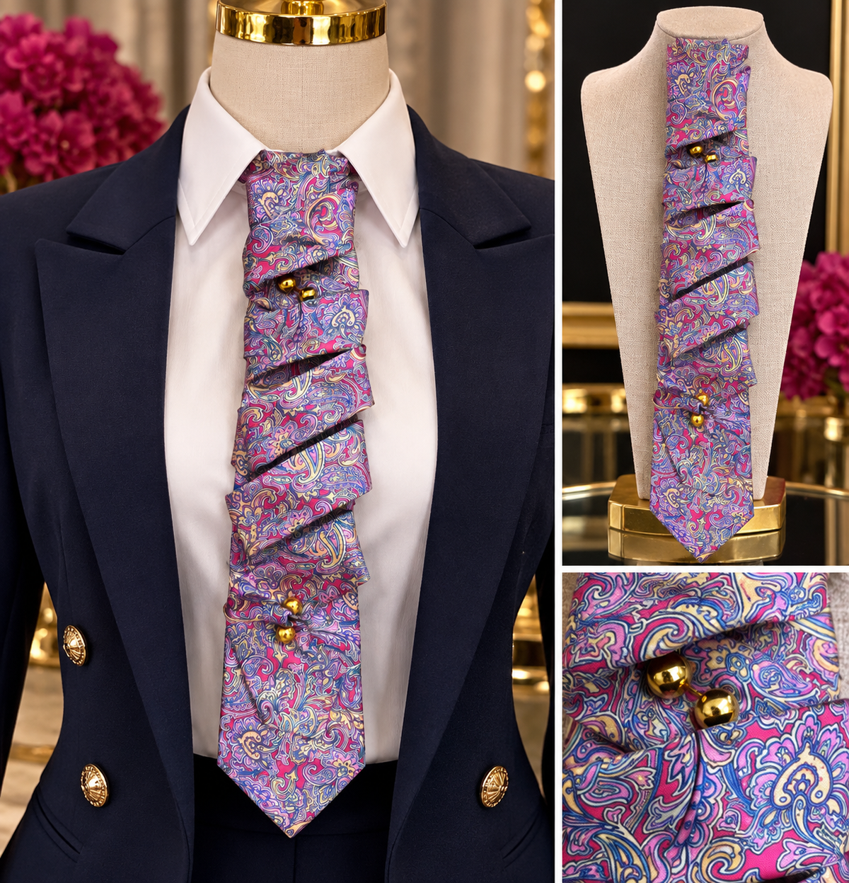 Paisley Ruffle Luxe