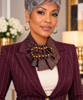 The Gilded Merlot Bloomtie
