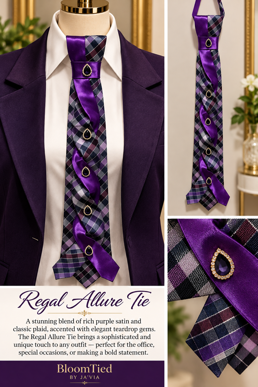 Regal Allure Statement Tie
