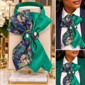 Emerald Garden Elegance Statement Tie