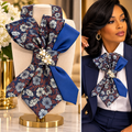 Midnight Blossom Statement Tie