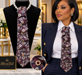 Midnight Garden Jewel Tie