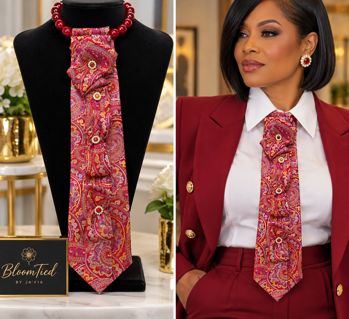 The Royal Paisley Jewel Tie
