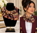 Autumn Majesty Bloom – Statement Neckpiece
