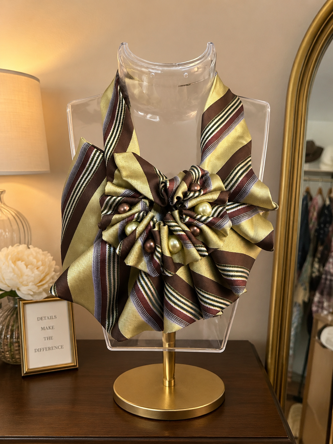 Modest upcycled Necktie