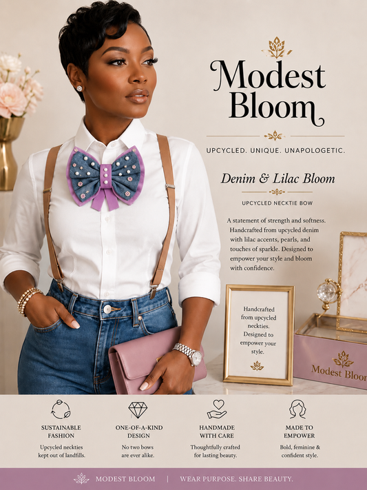 Lilac Bow Tie