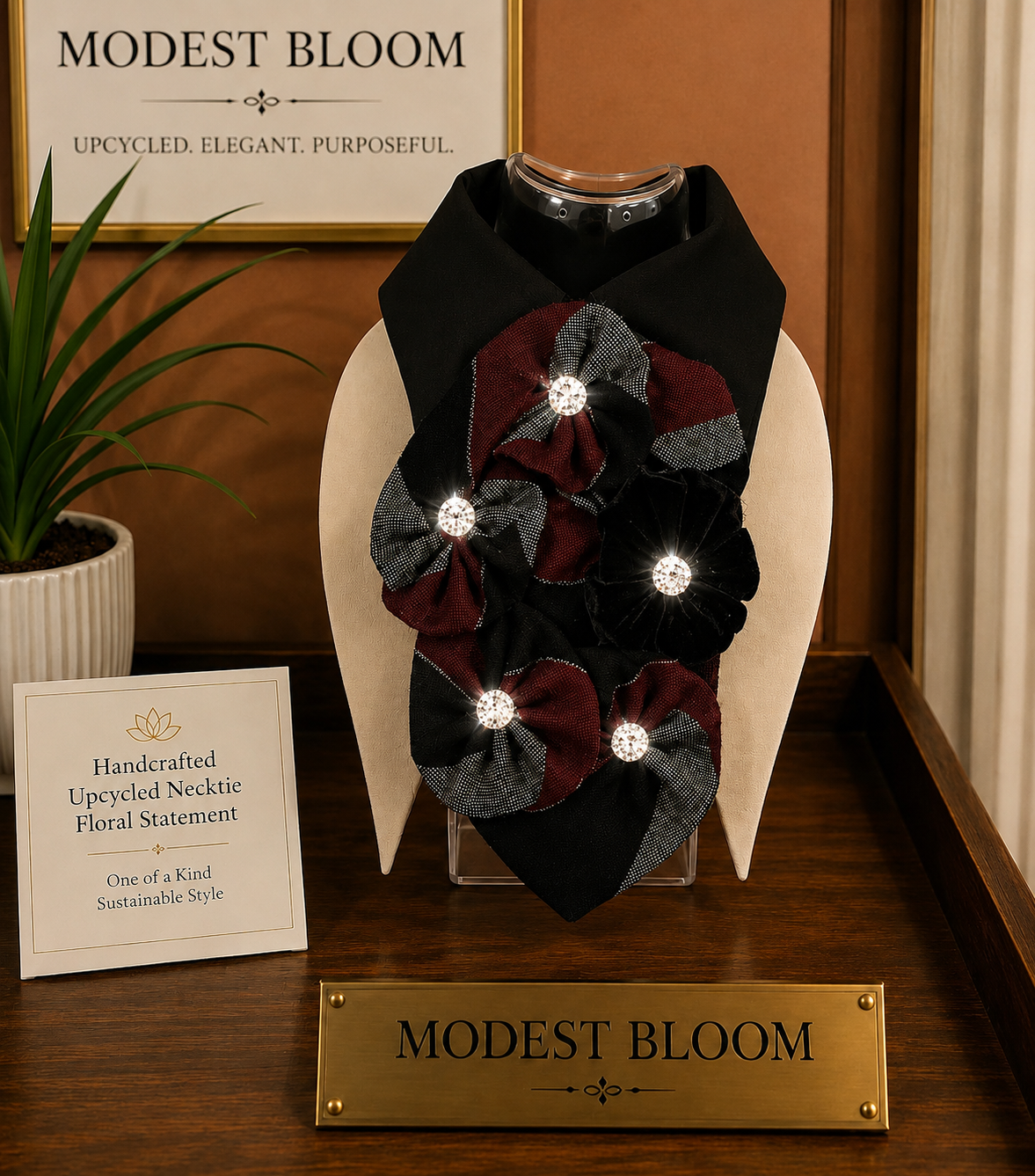 The Burgundy Noir Bloom