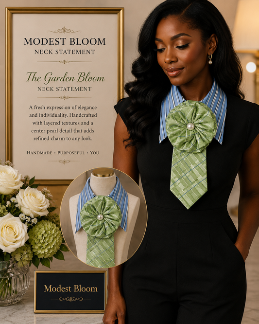 Spring Garden Bloom Tie 🌿