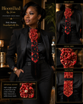 The Crimson Noir BloomTie