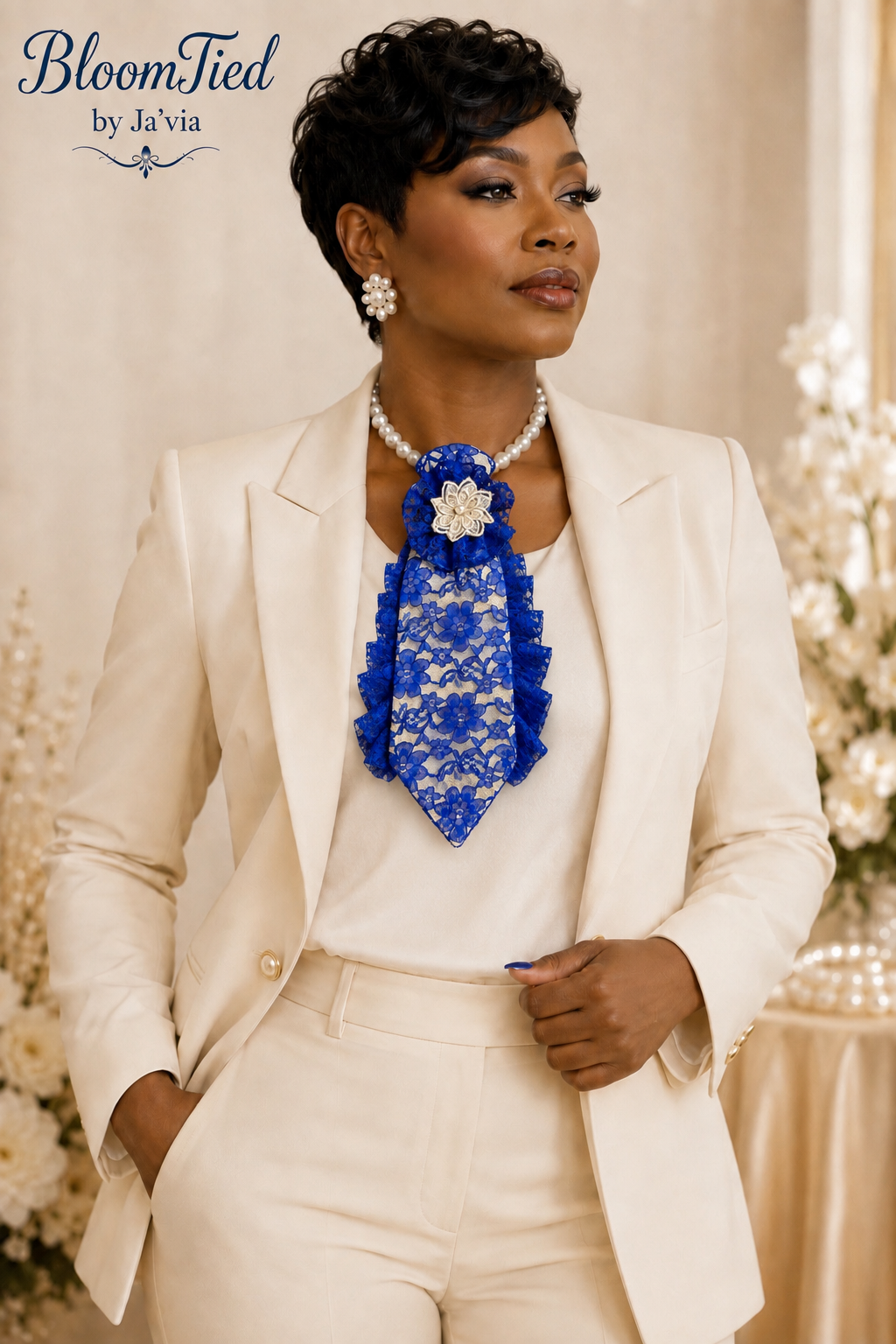 Royal Lace BloomTie