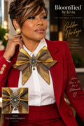 Golden Mocha Statement Bow