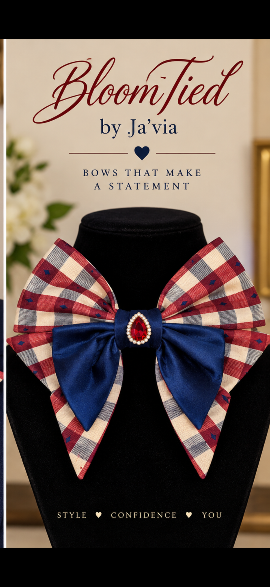 💙❤️ The Heritage Jewel Bow