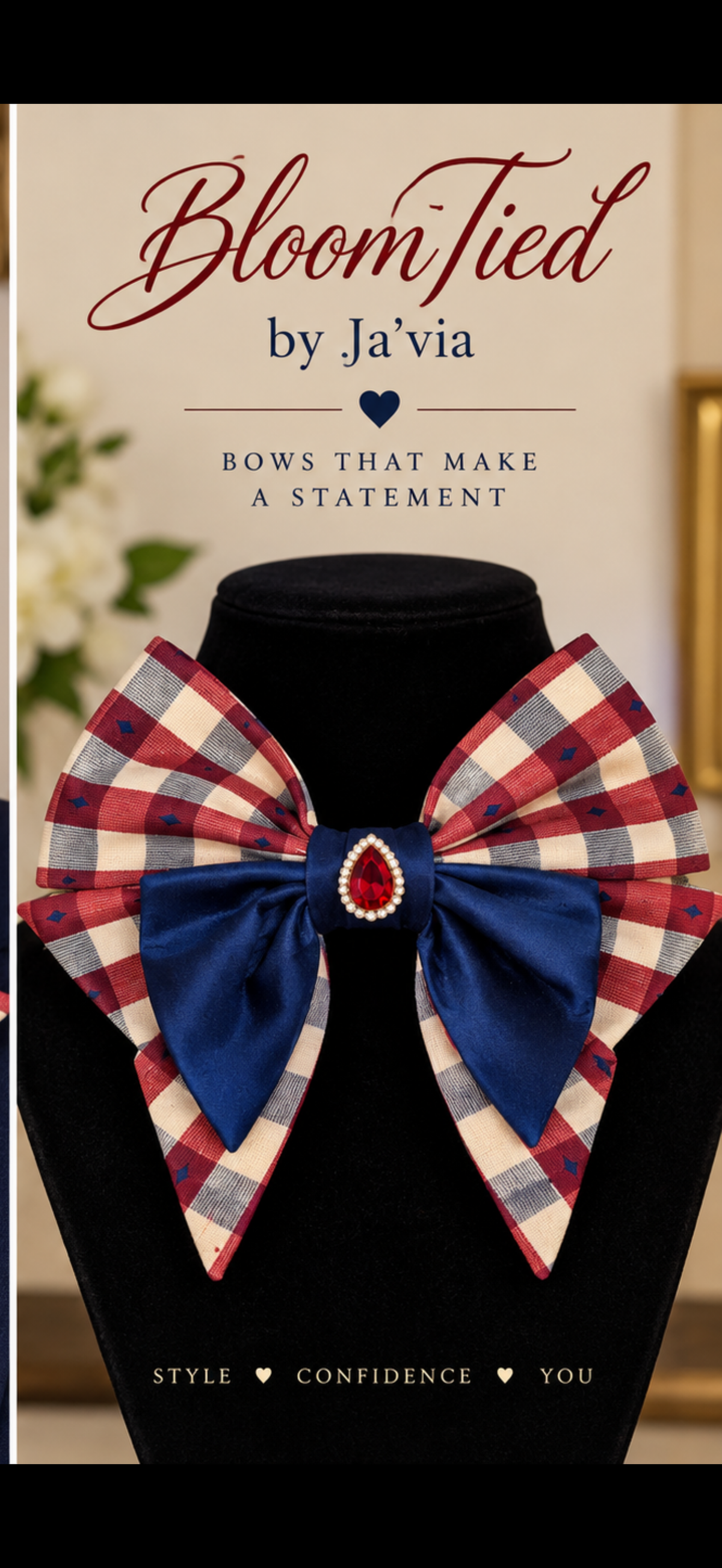 💙❤️ The Heritage Jewel Bow
