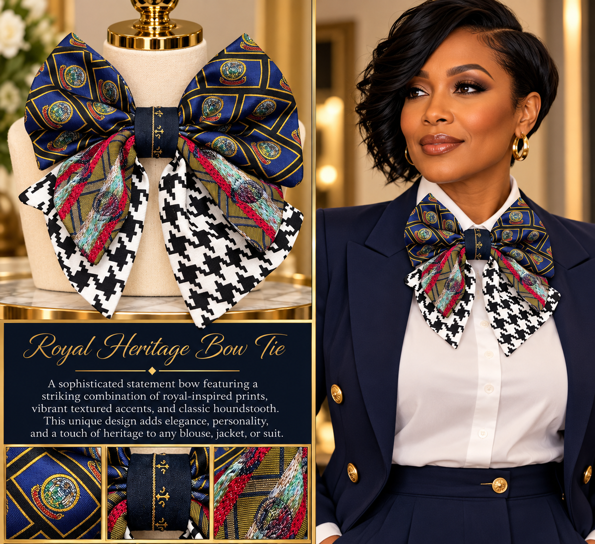 Custom Royal Heritage Bow Tie